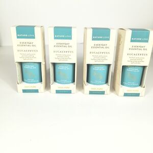 Nature Love Everyday Essential Oil Eucalyptus 4 oz 100% Pure Aromatherapy Lot